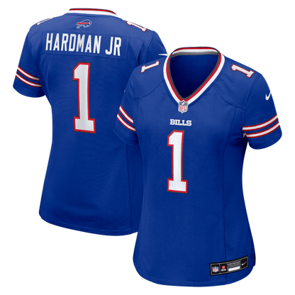 Mecole Hardman 1 Buffalo Bills Women's Team Game Jersey - Royal