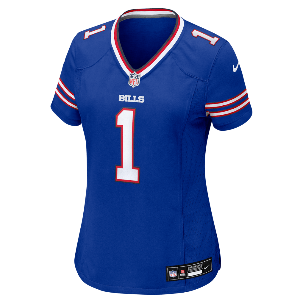 Mecole Hardman 1 Buffalo Bills Women's Team Game Jersey - Royal