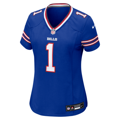 Mecole Hardman 1 Buffalo Bills Women's Team Game Jersey - Royal
