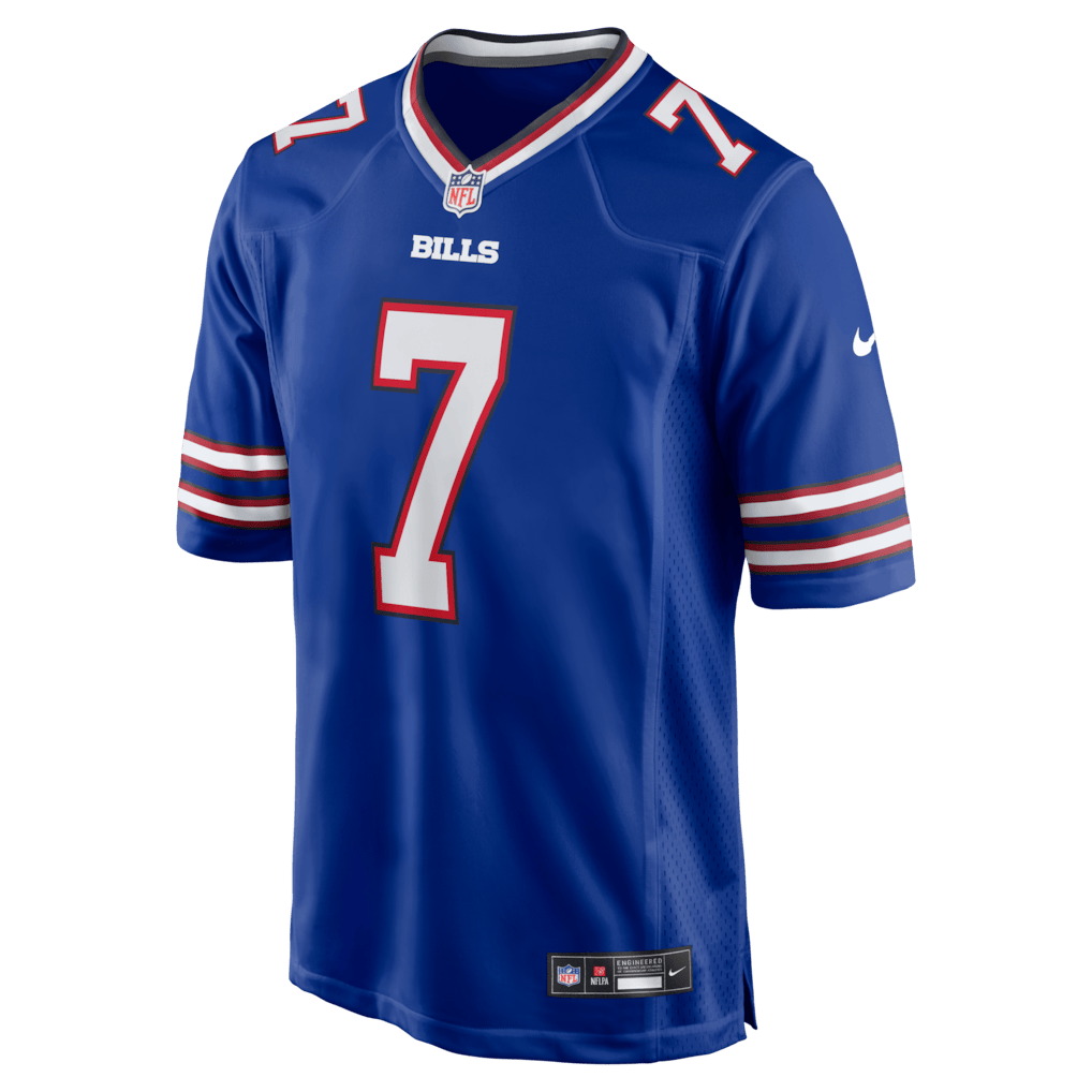 Ray Davis 7 Buffalo Bills Team Game Men Jersey - Royal