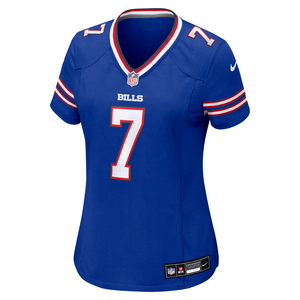 Ray Davis 7 Buffalo Bills Women's Team Game Jersey - Royal