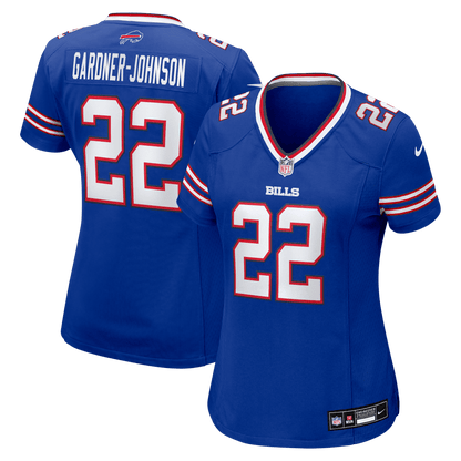 Chauncey Gardner-Johnson 22 Buffalo Bills Women's Team Game Jersey - Royal