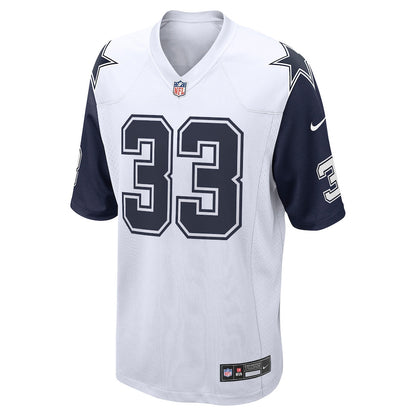 Javonte Williams 33 Dallas Cowboys Alternate Game Men Jersey - White