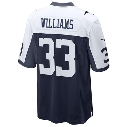 Javonte Williams 33 Dallas Cowboys Alternate Game Men Jersey - Navy
