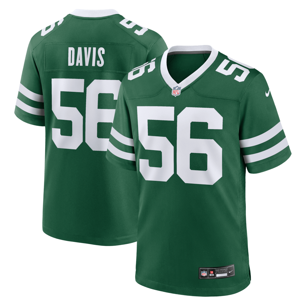 Demario Davis 56 New York Jets Team Game Men Jersey - Legacy Green