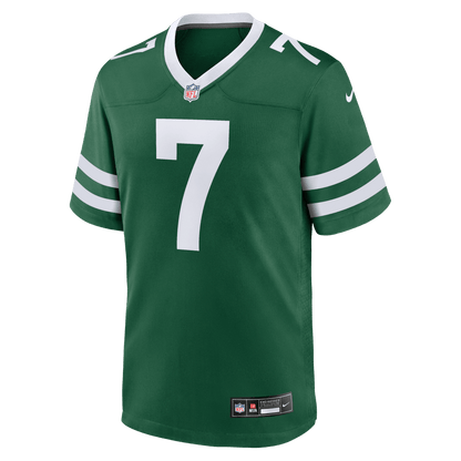 Geno Smith 7 New York Jets Team Game Men Jersey - Legacy Green