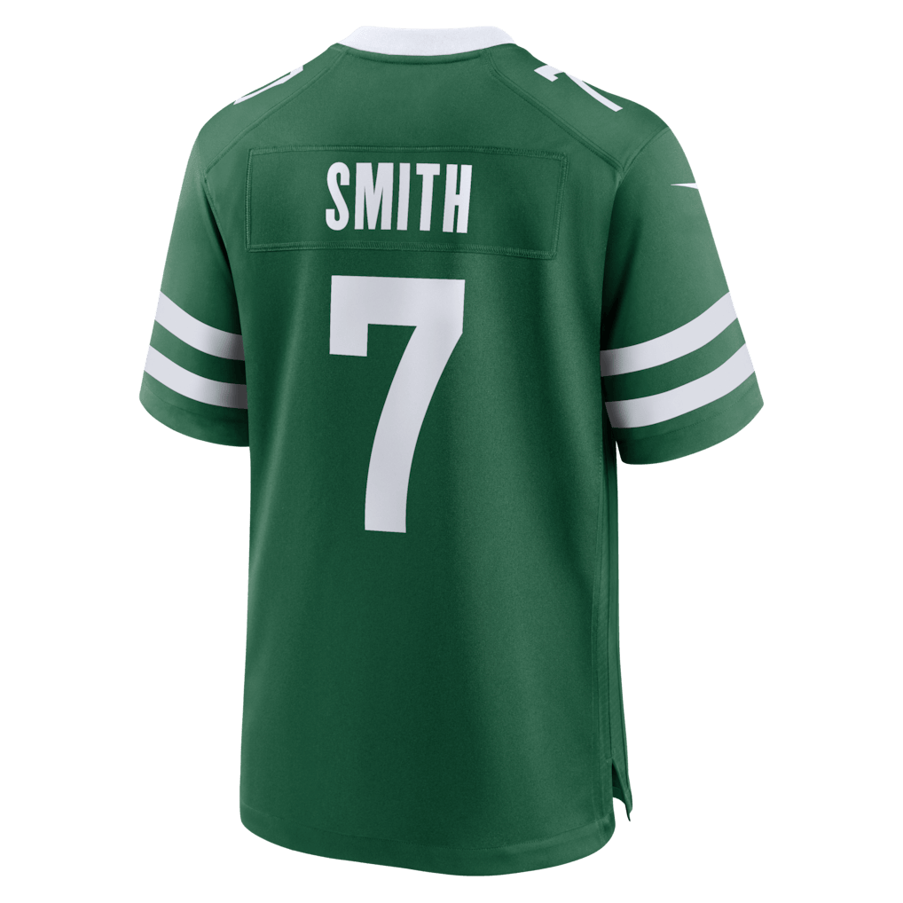 Geno Smith 7 New York Jets Team Game Men Jersey - Legacy Green