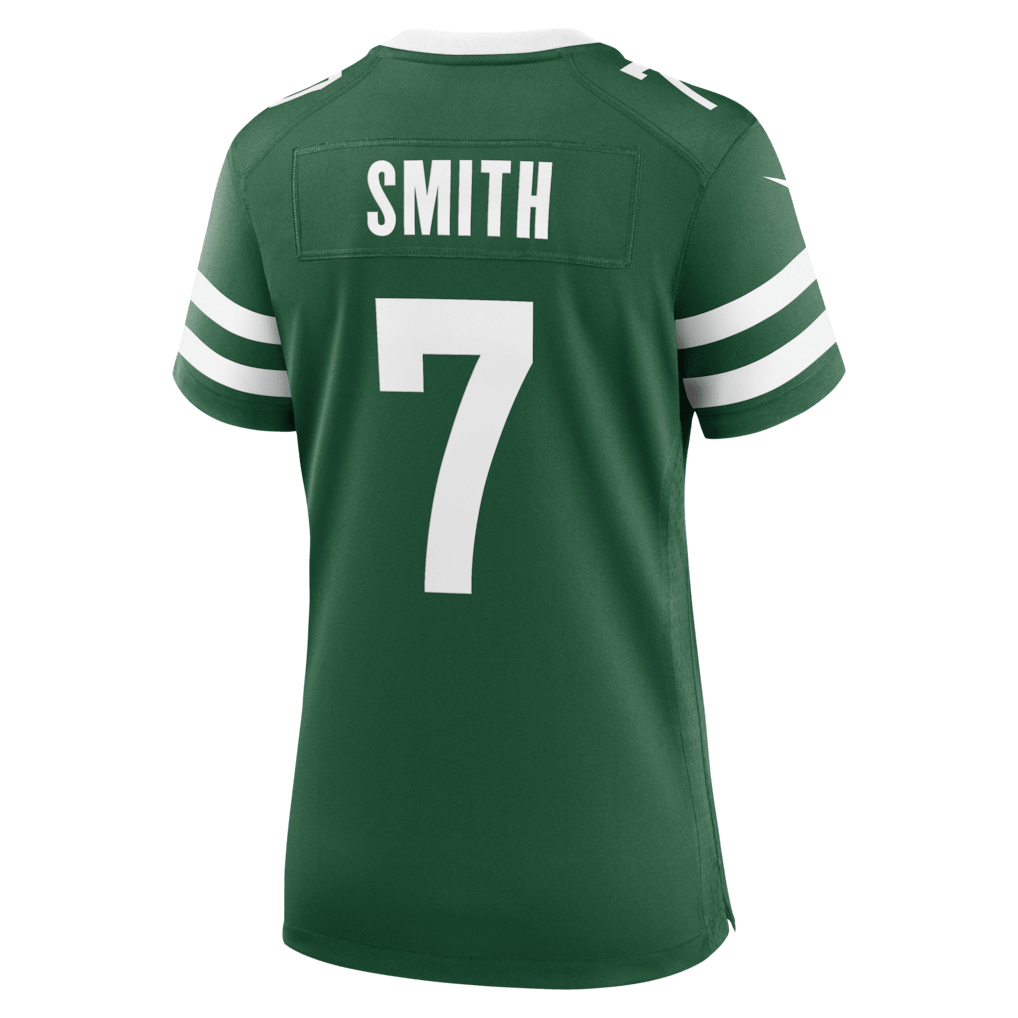 Geno Smith 7 New York Jets Women's Team Game Jersey - Legacy Green