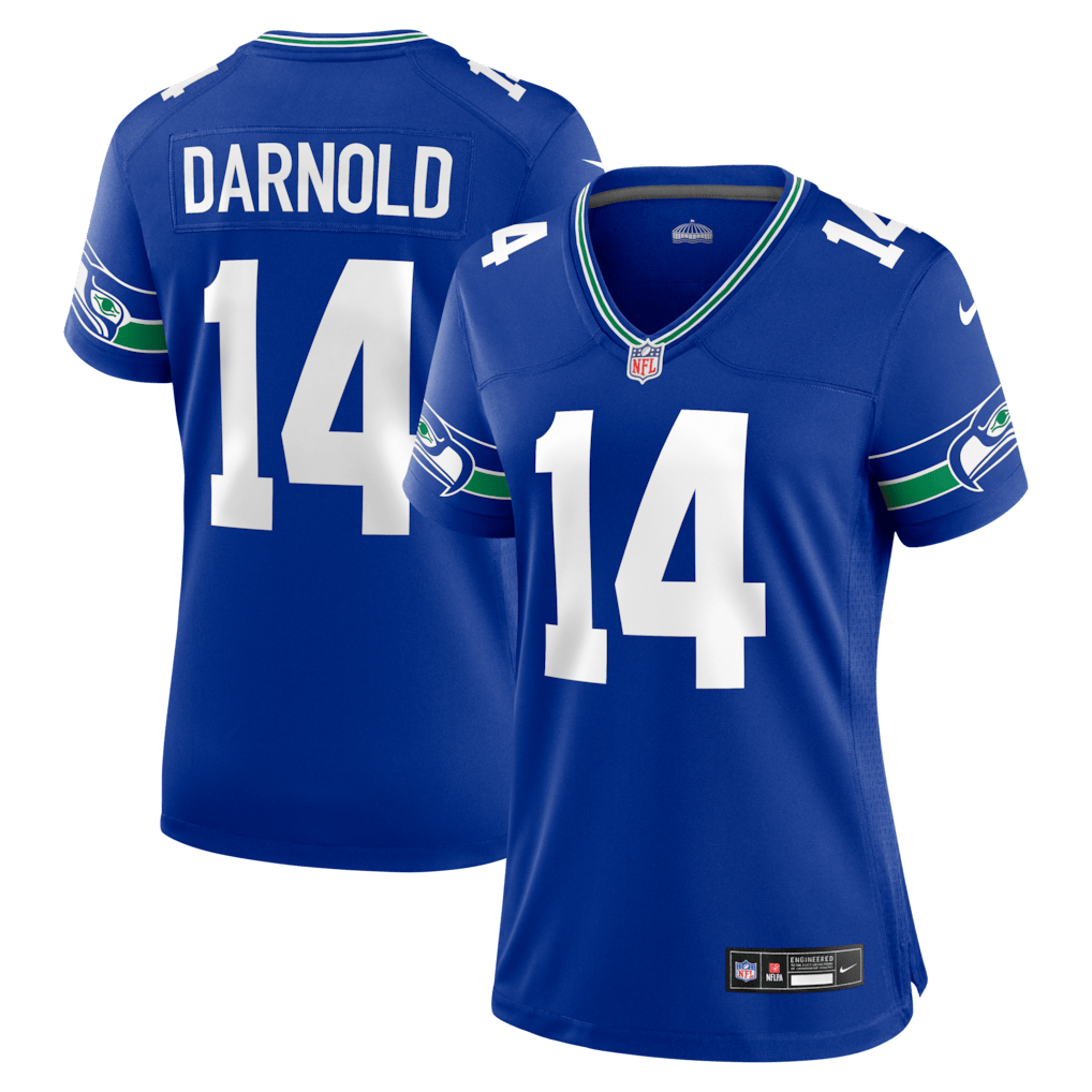 Sam Darnold 14 Seattle Seahawks Women's Alternate Game Jersey - Royal