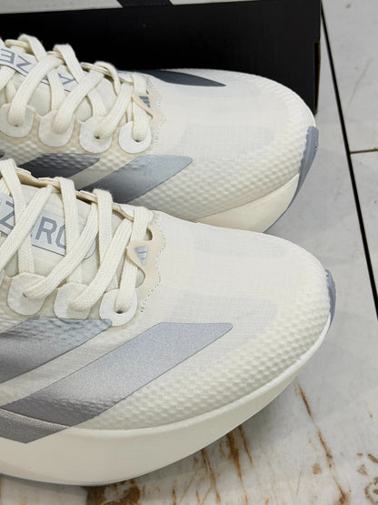 adidas Adizero Evo SL Woven Shoes - Core White / Halo Silver