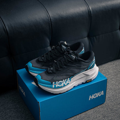 HOKA Mafate Speed 4 "Black/Blue" Low-Top Trail Running & Lifestyle Sneakers