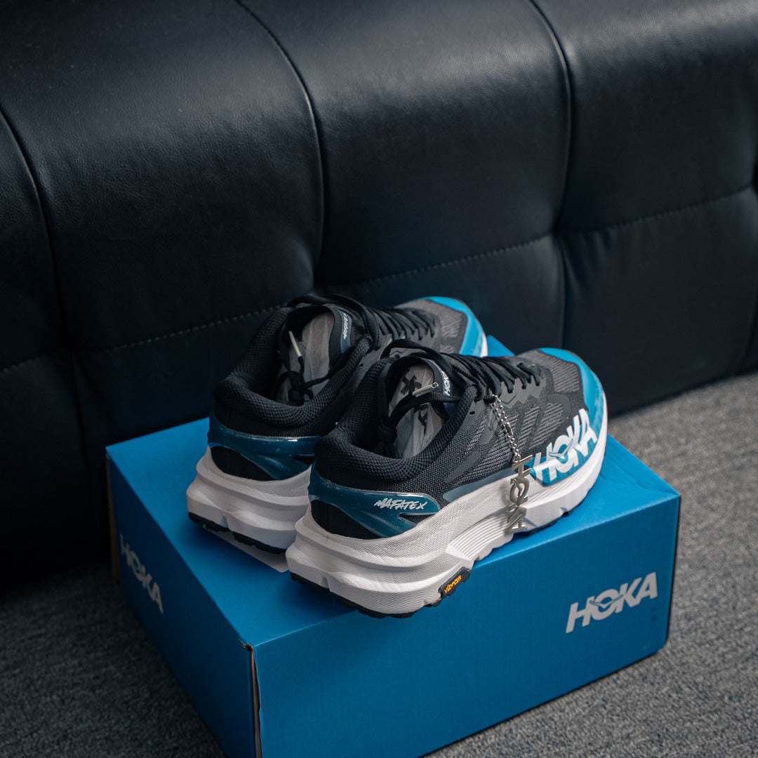 HOKA Mafate Speed 4 "Black/Blue" Low-Top Trail Running & Lifestyle Sneakers