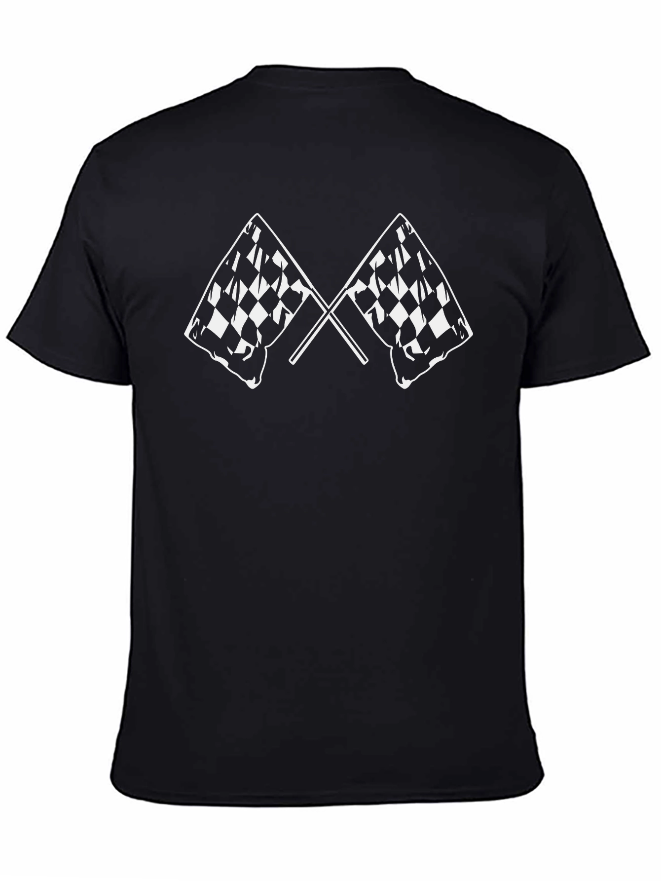 Checkered Flag Graphic T-Shirt