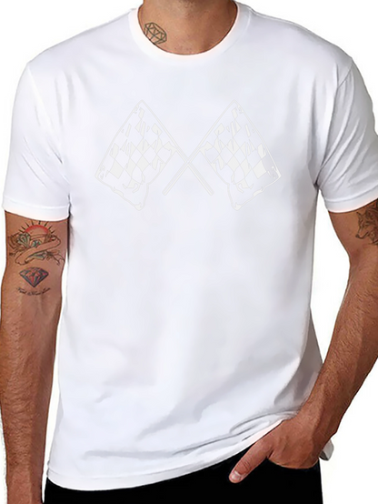 Checkered Flag Graphic T-Shirt