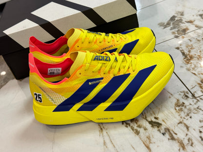 adidas Adizero Adios Pro 4 "Pure Sulfur / Yellow Navy"