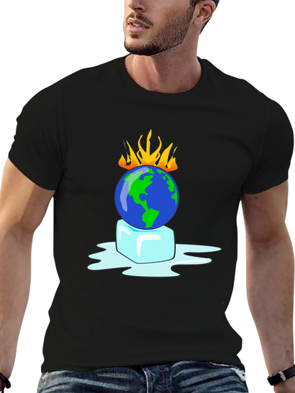 Global Warming Awareness Graphic T-Shirt