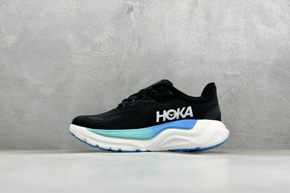 HOKA Arahi 8 Black Skyward Blue Stability Running Shoes