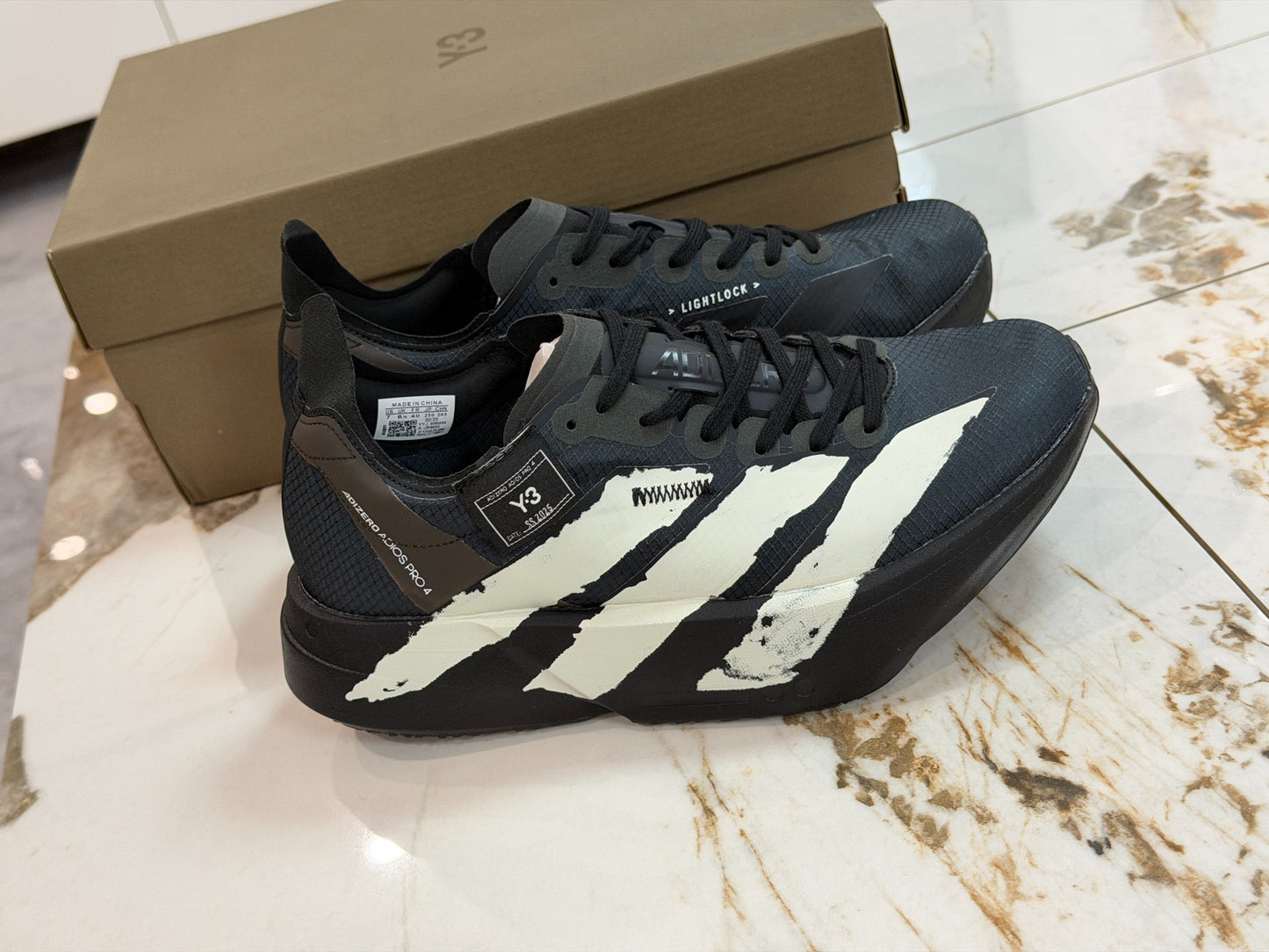 adidas Adizero Adios Pro 4 Y-3 "Black Off White"