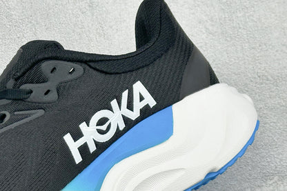 HOKA Arahi 8 Black Skyward Blue Stability Running Shoes