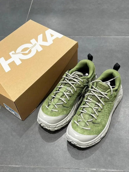 HOKA Tor Ultra "Green Suede" Lifestyle Sneakers