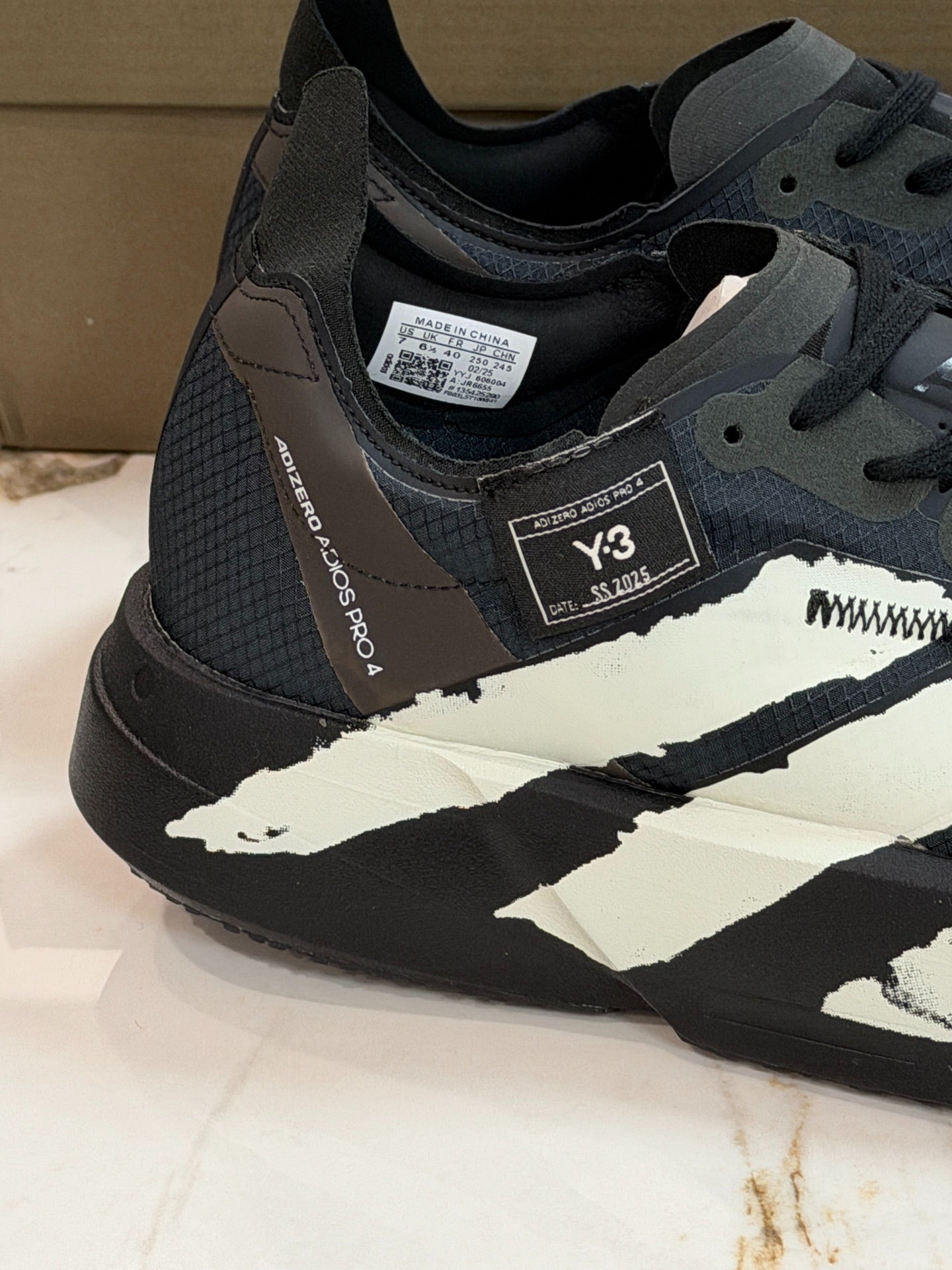 adidas Adizero Adios Pro 4 Y-3 "Black Off White"