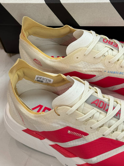 adidas Adizero Adios Pro 4 "White Lucid Red"