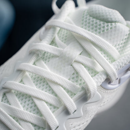 HOKA Bondi 9 "Triple White" Low-Top Max Cushion Everyday Running Sneakers
