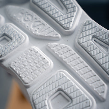 HOKA Bondi 9 "Triple White" Low-Top Max Cushion Everyday Running Sneakers