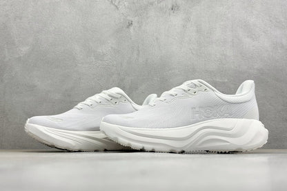 HOKA Arahi 8 Triple White Stability Road Running Shoes