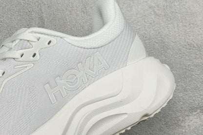 HOKA Arahi 8 Triple White Stability Road Running Shoes
