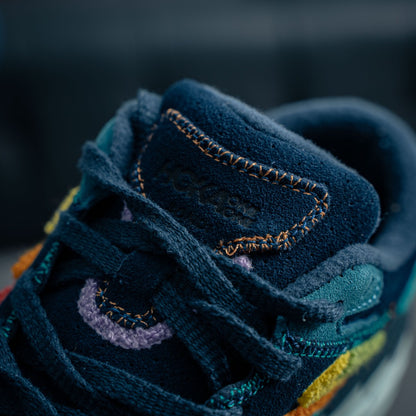 HOKA "Navy Rainbow" Lifestyle Sneakers