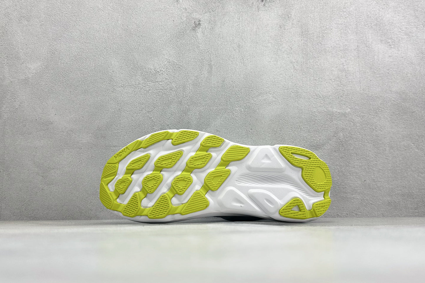 HOKA Clifton 9 White & Light Blue Colorblock Daily Running Trainers