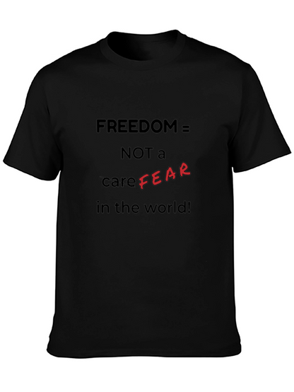 Freedom Graphic Tee: No Fear T-Shirt
