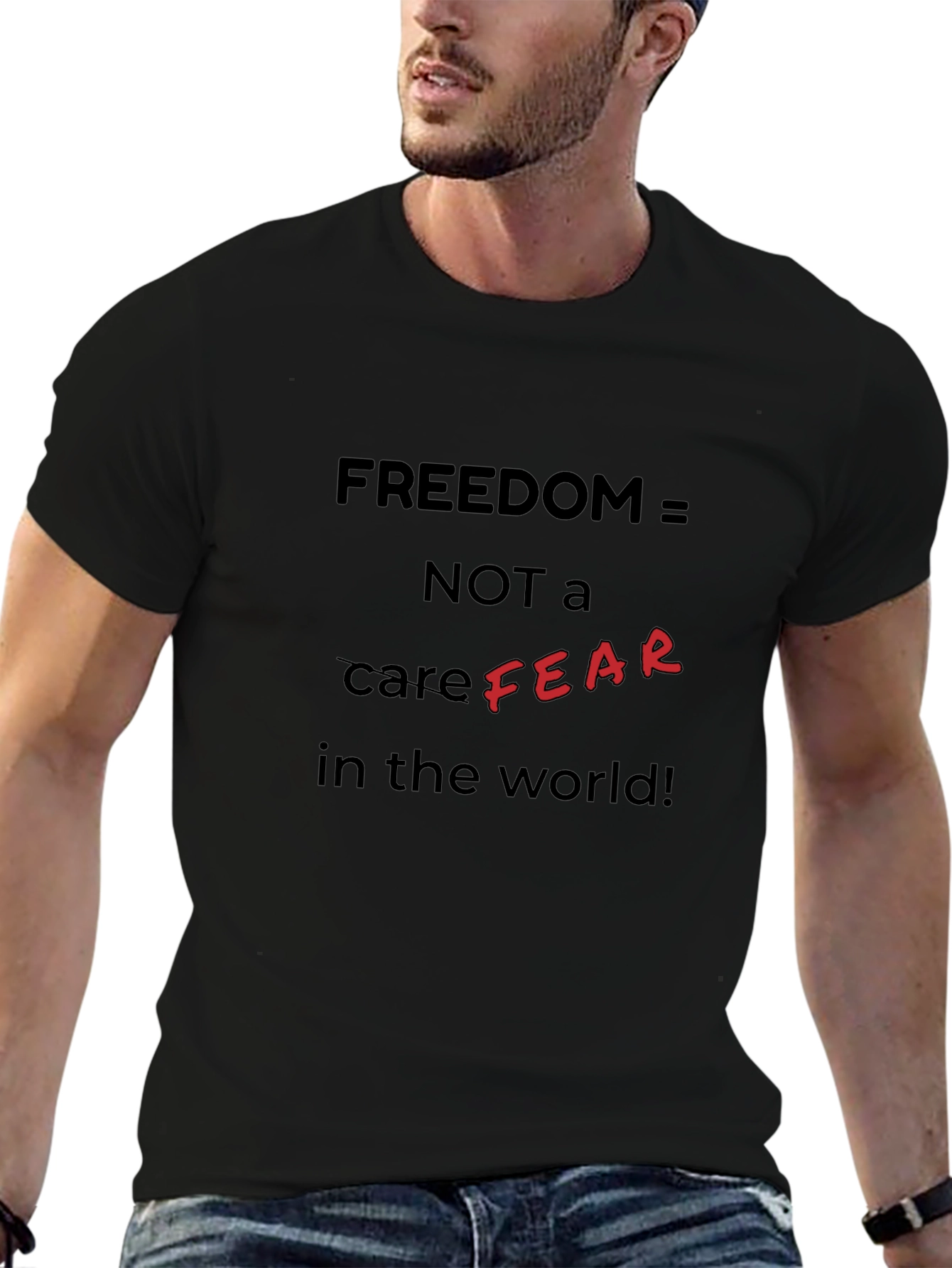 Freedom Graphic Tee: No Fear T-Shirt