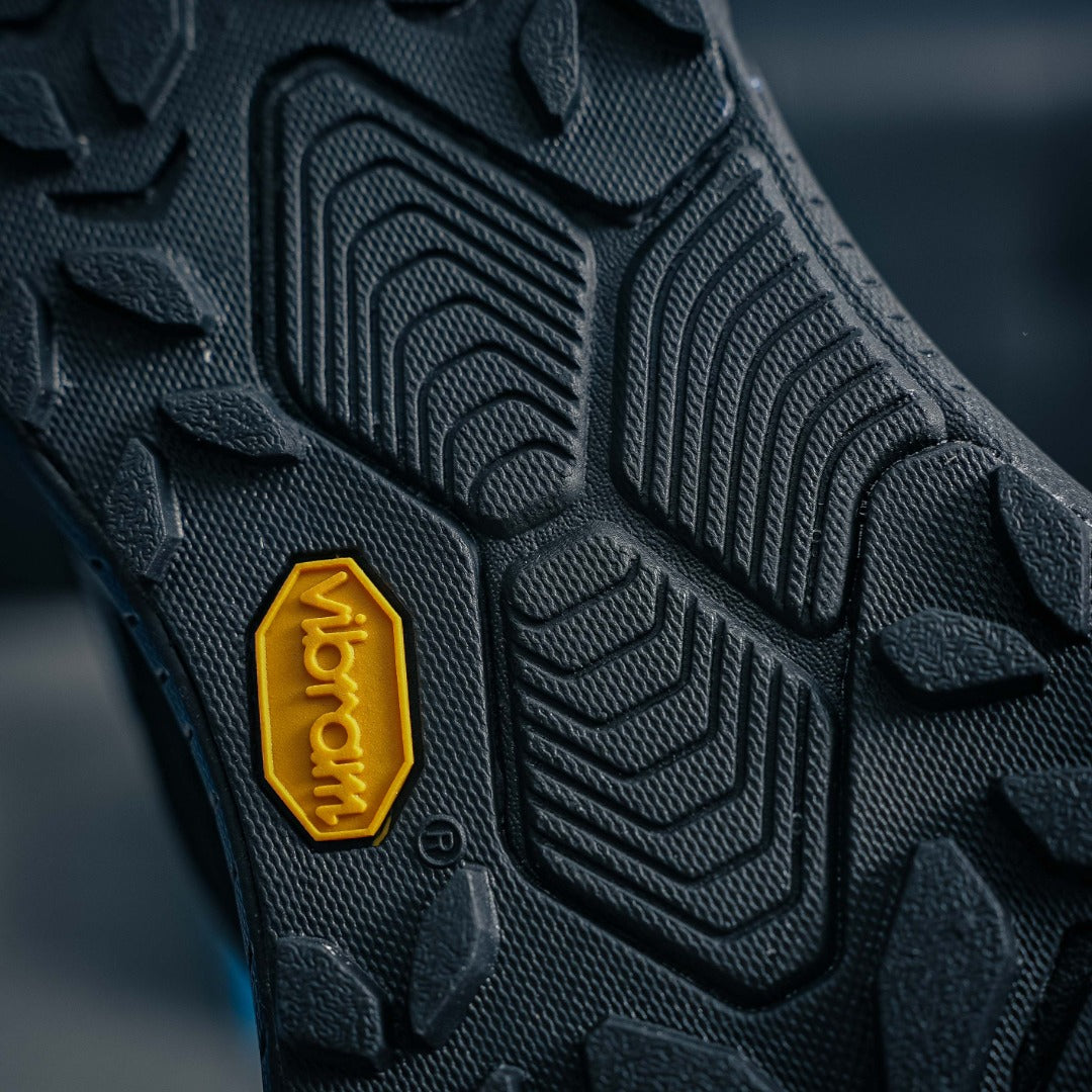 HOKA "Triple Black" Zip-Up Trail Sneakers