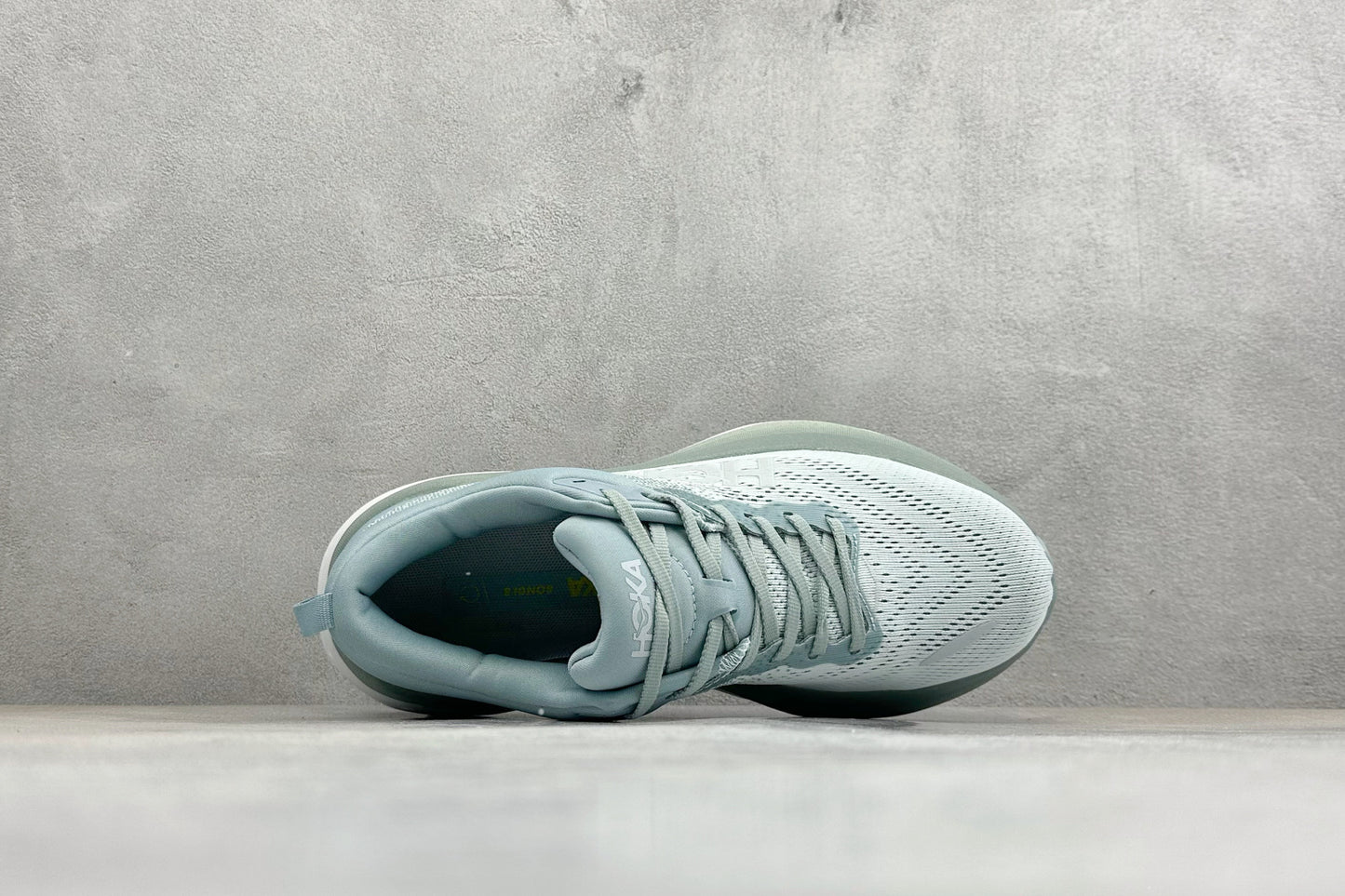 HOKA Bondi 8 Mint Green Gradient Running Sneaker
