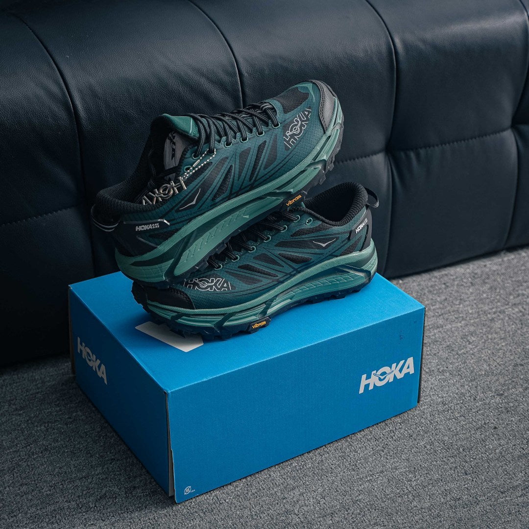 HOKA Mafate Speed 2 "Deep Teal" Low-Top Trail Sneakers