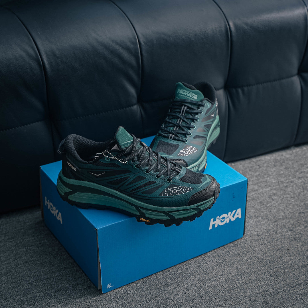 HOKA Mafate Speed 2 "Deep Teal" Low-Top Trail Sneakers