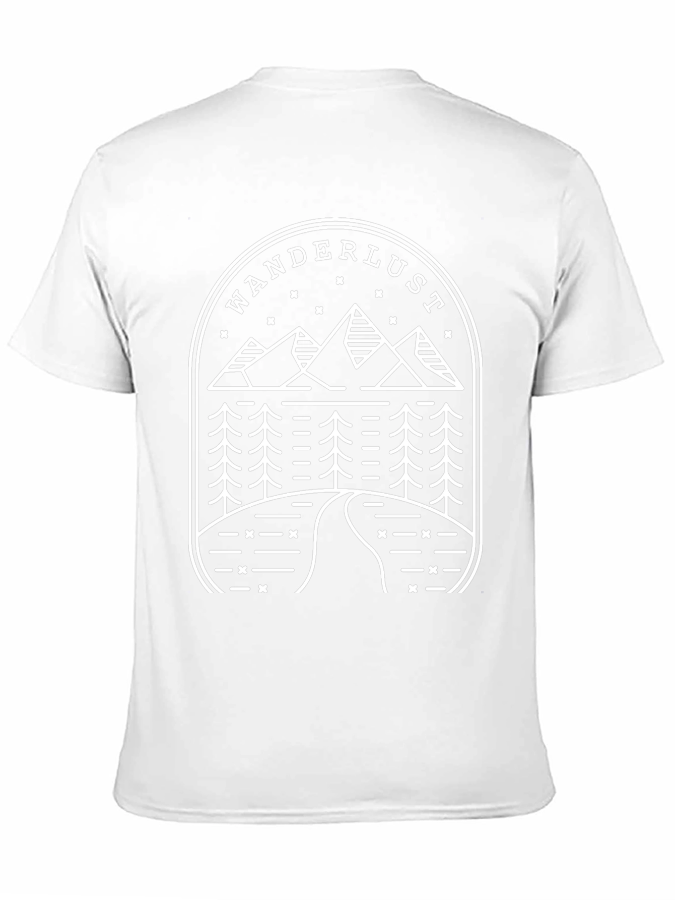 Wanderlust Mountain Graphic Tee - Black