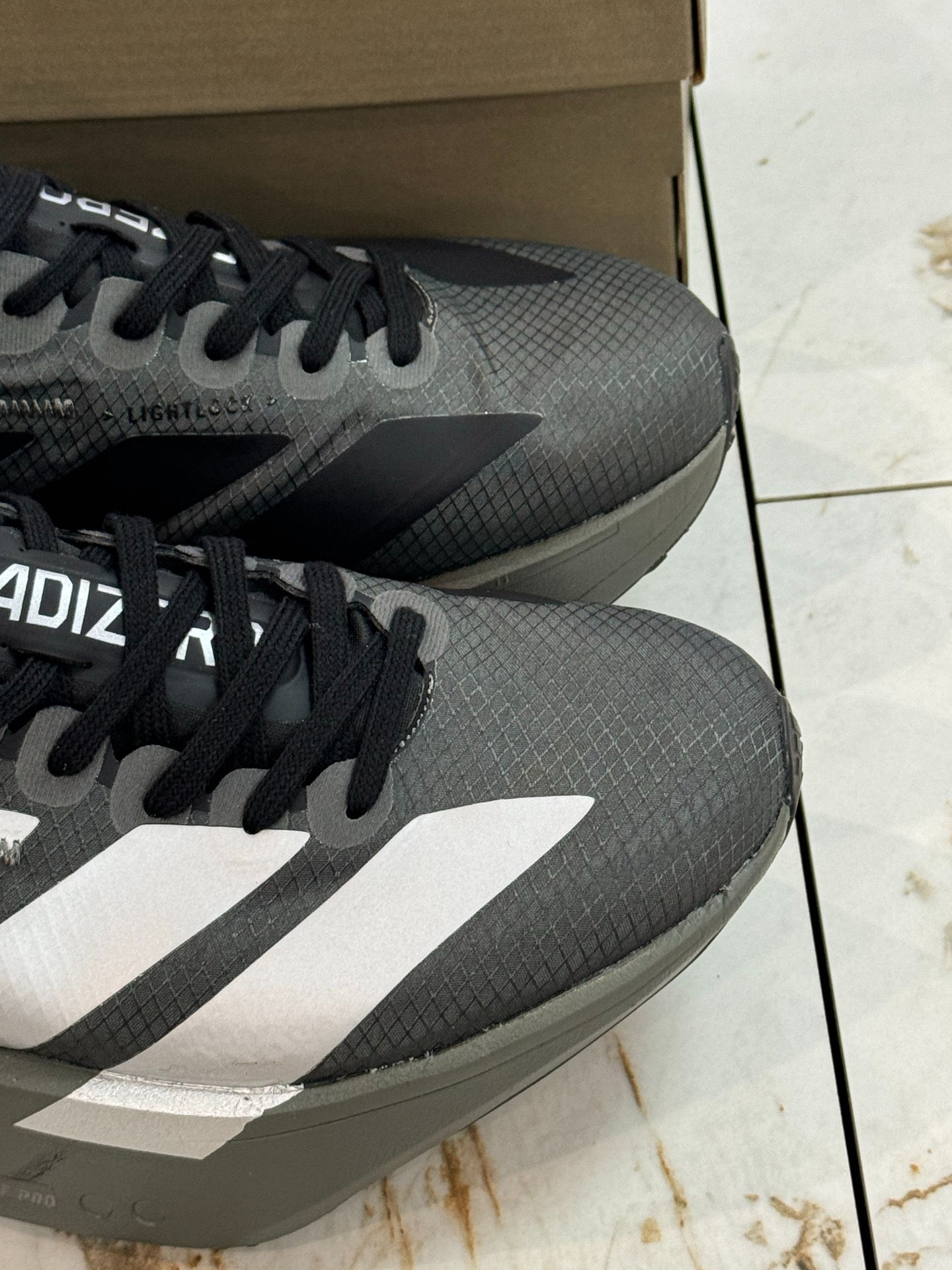 adidas Y-3 Adios Pro 4 Running Shoes - Core Black / Solid Grey