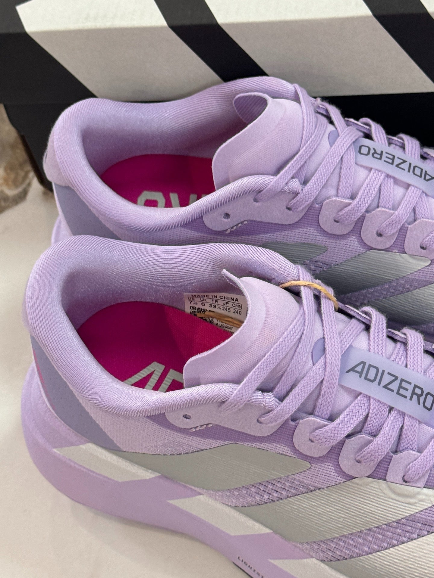 adidas Wmns Adizero Evo SL "Powder Plum / Shock Pink"