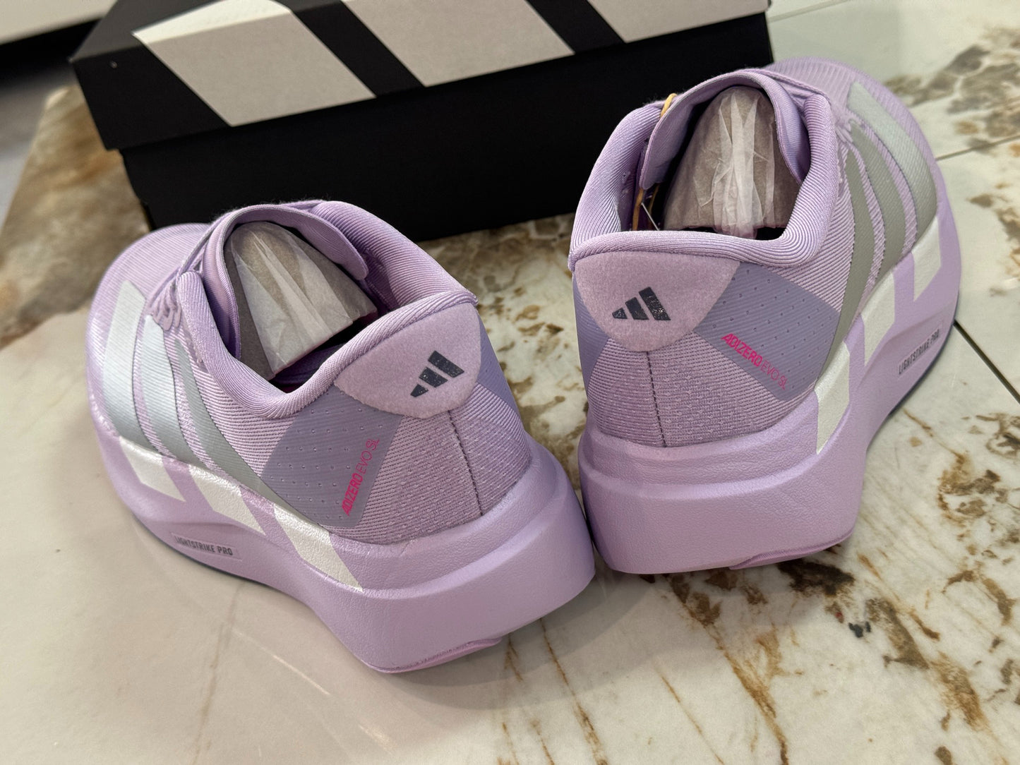 adidas Wmns Adizero Evo SL "Powder Plum / Shock Pink"