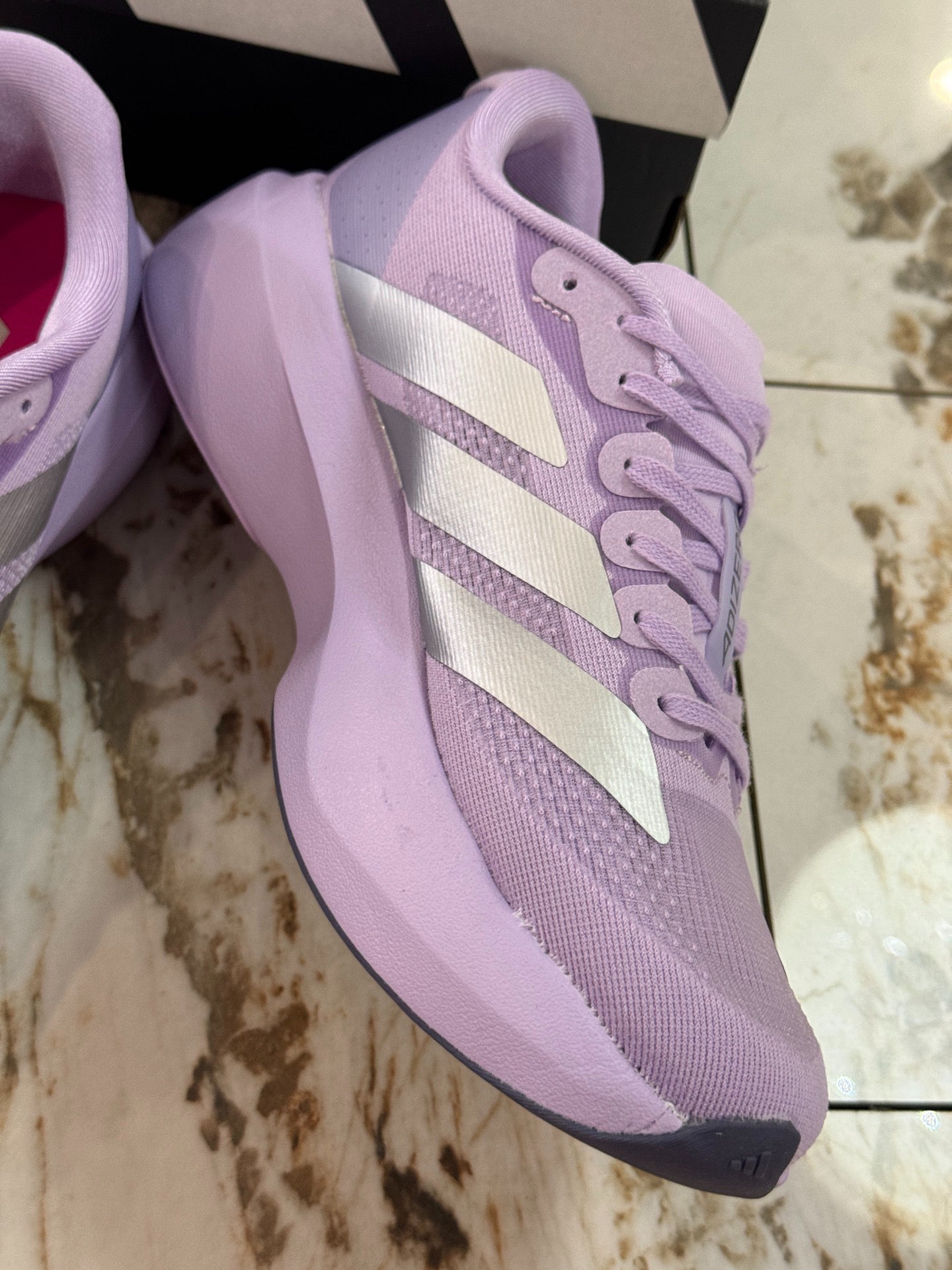 adidas Wmns Adizero Evo SL "Powder Plum / Shock Pink"