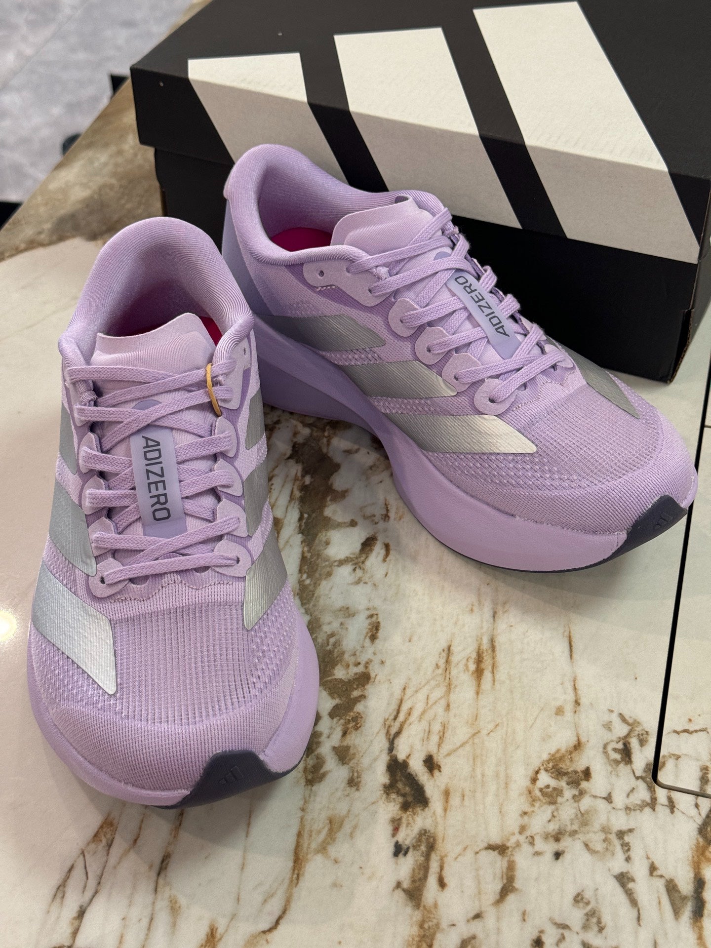 adidas Wmns Adizero Evo SL "Powder Plum / Shock Pink"