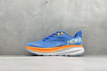 HOKA Clifton 9  Coastal Sky/All Aboard Running Shoe