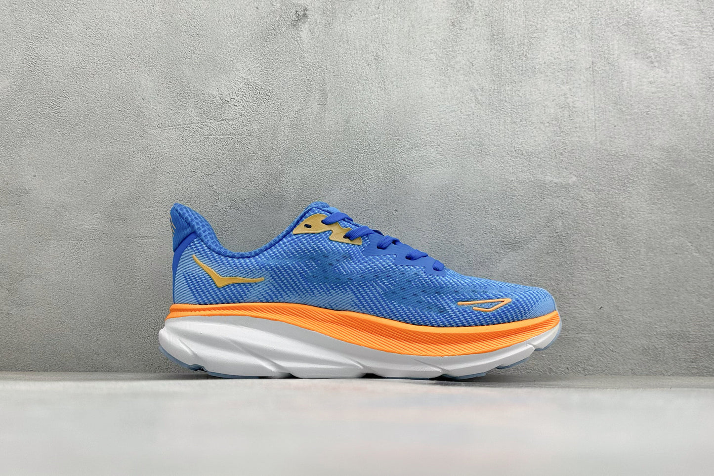HOKA Clifton 9  Coastal Sky/All Aboard Running Shoe