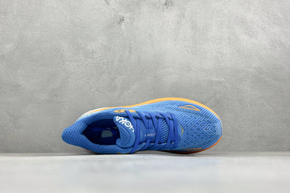 HOKA Clifton 9  Coastal Sky/All Aboard Running Shoe
