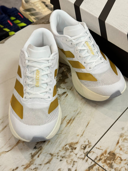 adidas Adizero Evo SL Woven "White Matte Gold"