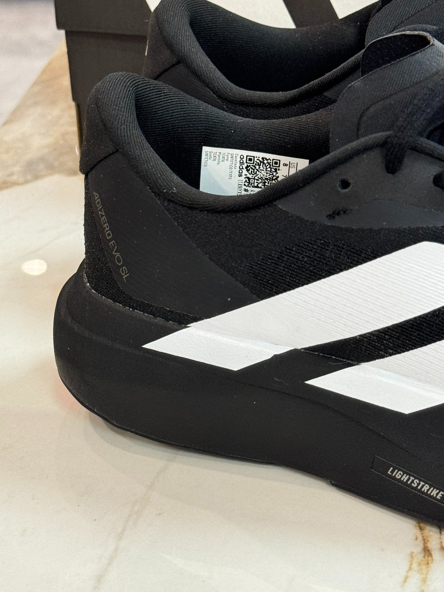 adidas Adizero Evo SL "Core Black / Cloud White"