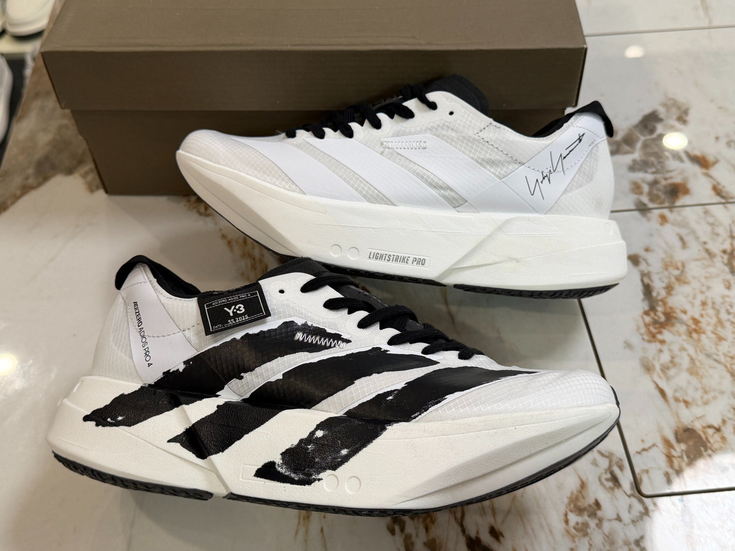 adidas Adizero Adios Pro 4 Y-3 "Off White Black"